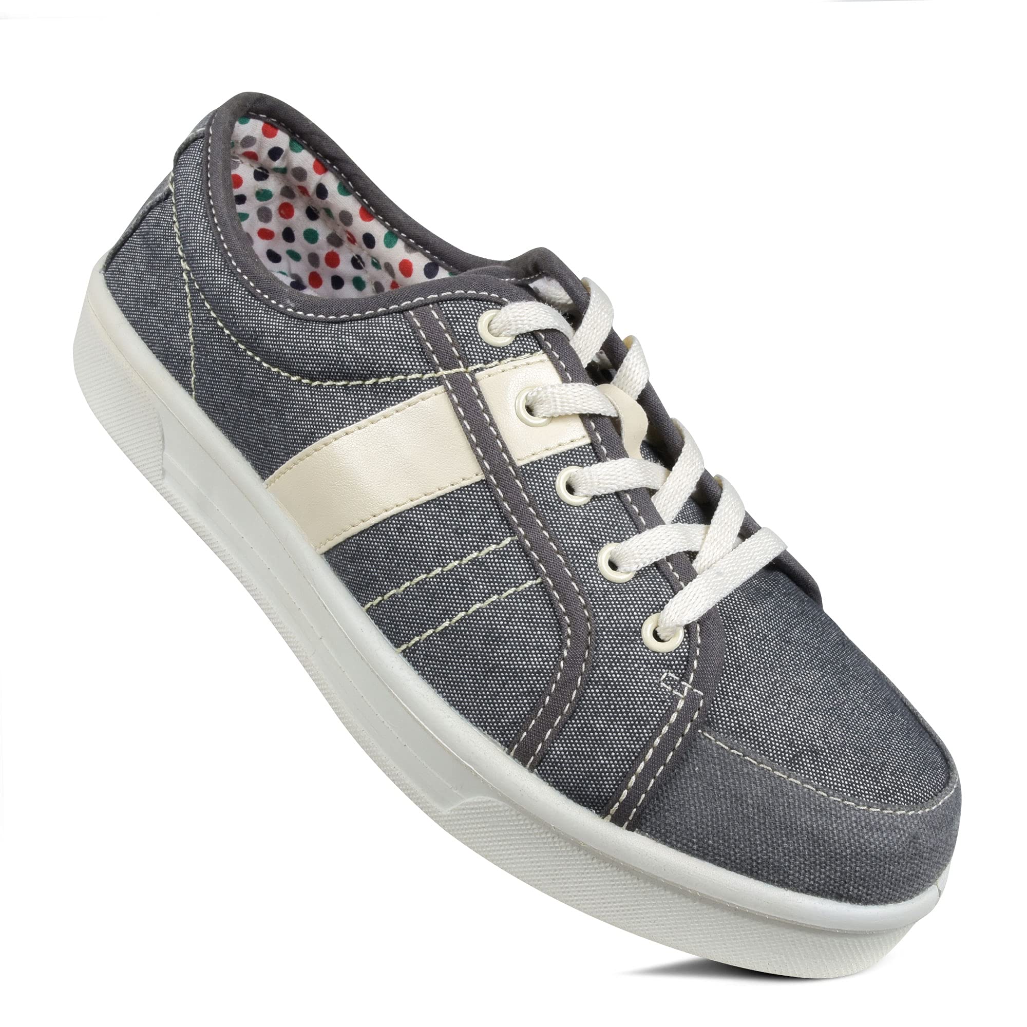 Comfortable Casual Canvas Slip-On Platform Sneakers for Women - Lightweight Walking Shoes for Everyday Wear | Perfect for Work, Travel & Outdoor Activities