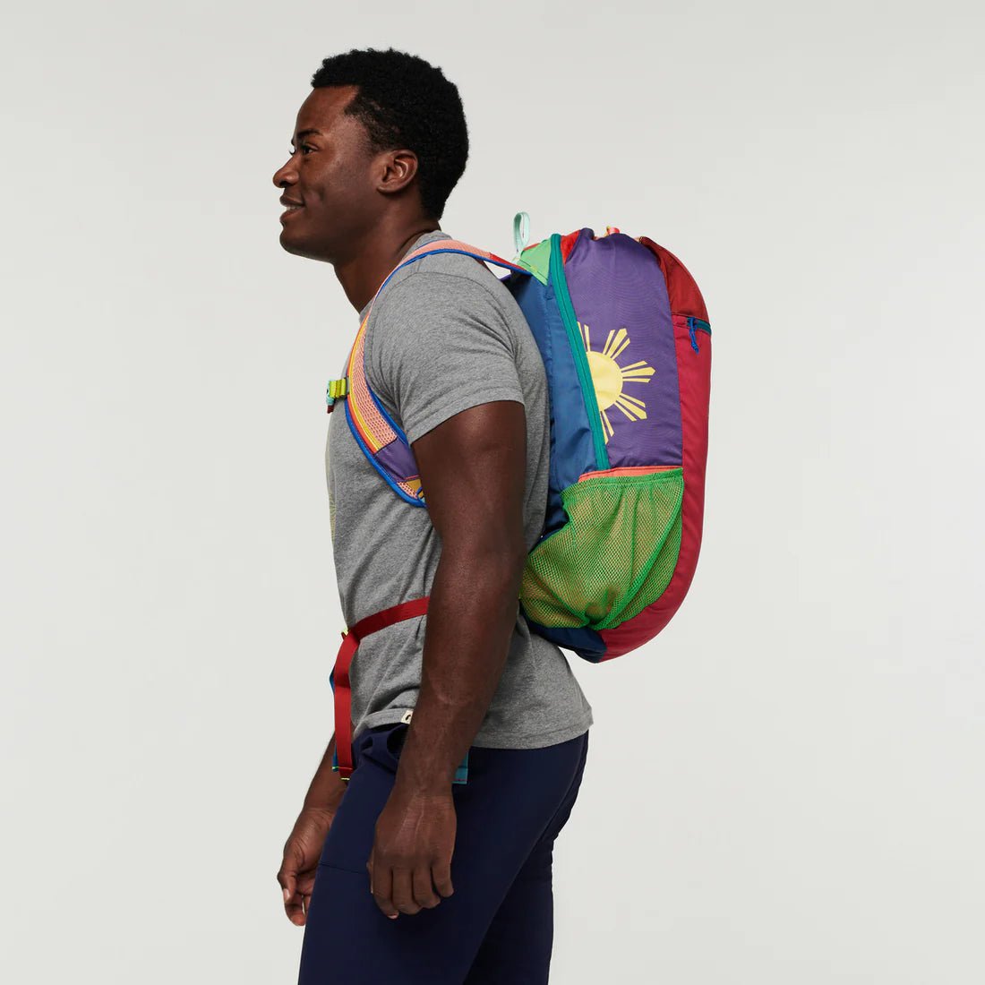 Cotopaxi Luzon 24L Lightweight Hiking Backpack - Water-Resistant Daypack for Travel, Camping & Outdoor Adventures | Del Dia Colorful Design