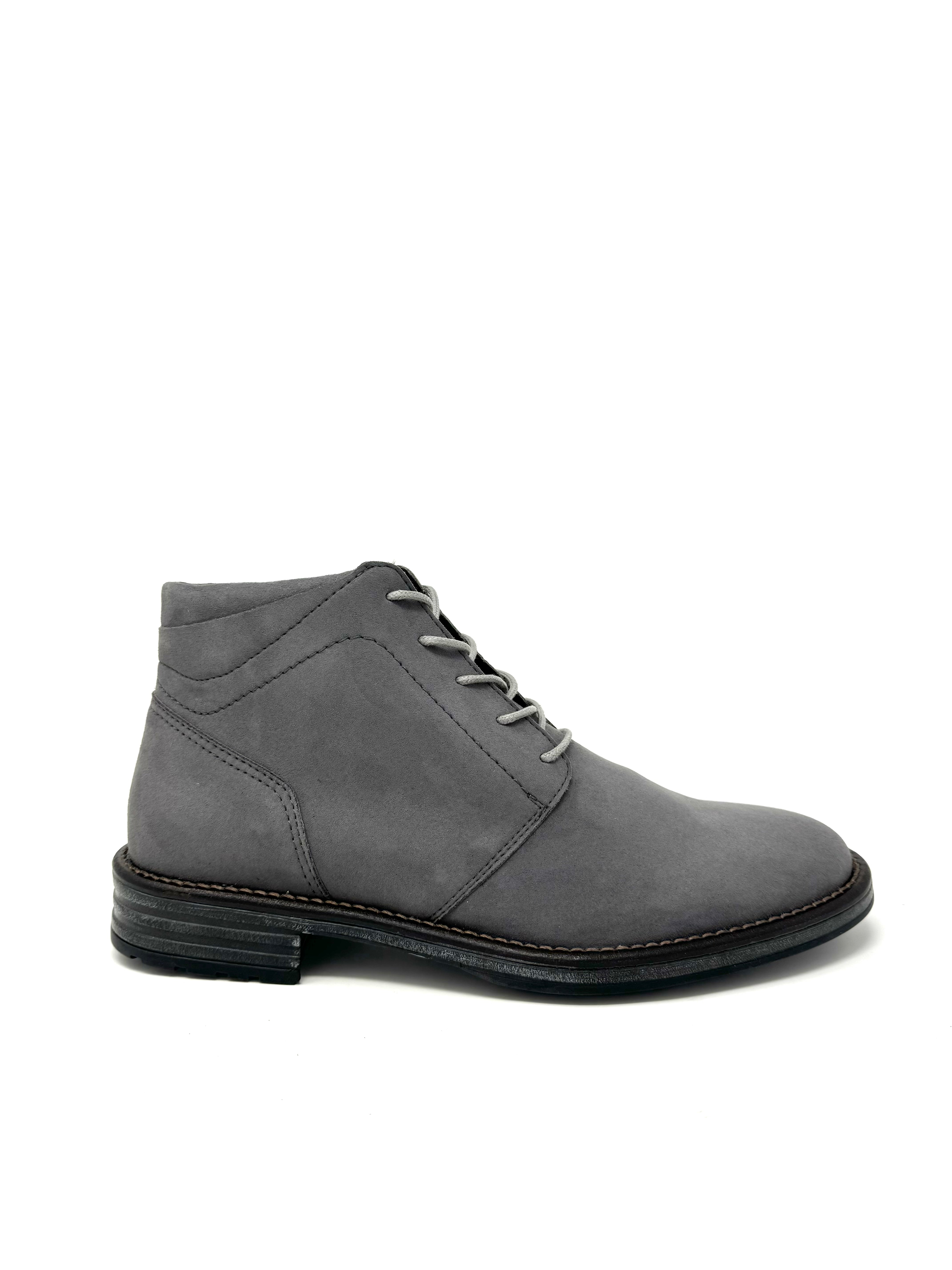 Novacas Fernando Grey Suede Boots for Men - Stylish & Comfortable Ankle Boots for Casual Wear, Outdoor Walking & Fall Fashion