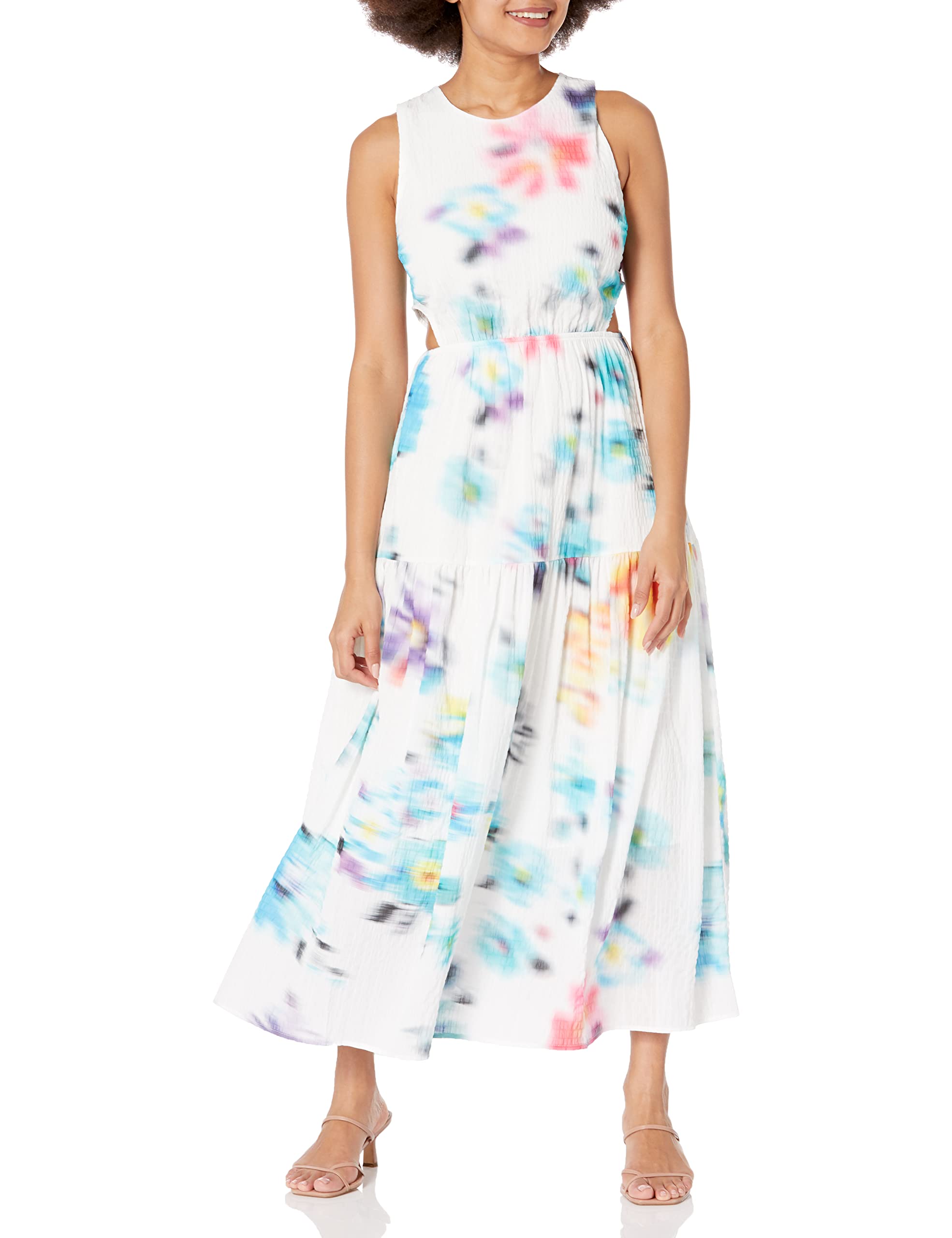 Desigual Women's Sleeveless Woven Dress - Lightweight Summer Maxi Dress for Beach, Vacation & Casual Outings
