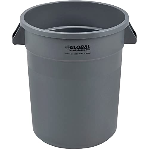20 Gallon Heavy-Duty Industrial Trash Can - Commercial Grade Garbage Bin for Office, Warehouse & Outdoor Use
