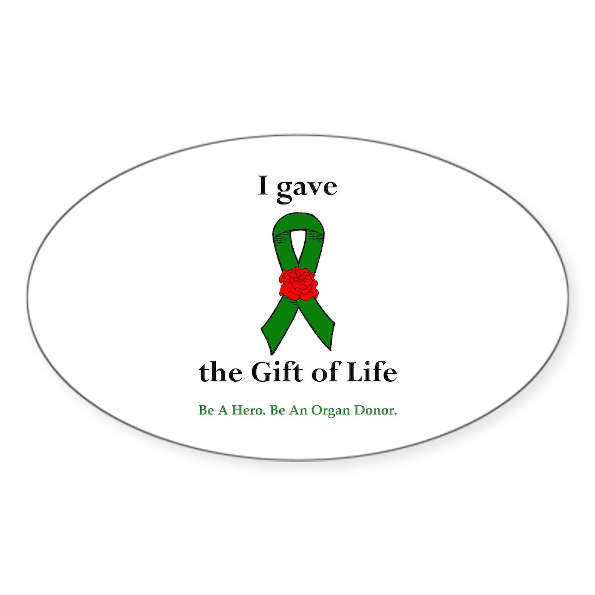 I Donor Oval Car Bumper Sticker - Decorative Vinyl Decal for Vehicles, Laptops & Windows - Show Your Support with Durable Outdoor Stickers