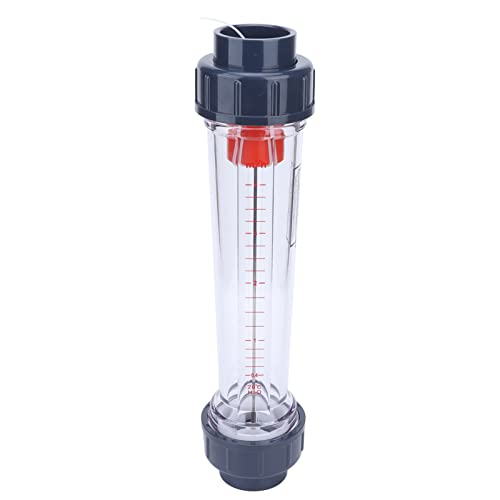 High Accuracy Liquid Flow Meter with Clear Scale - Drop Proof Industrial Flow Gauge for Light Industry, Water Treatment, and Laboratory Use