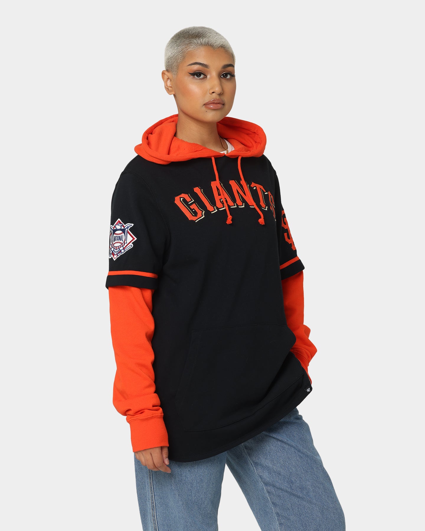 47 Brand San Francisco Giants Shortstop Hoodie - Jet Black | MLB Fan Apparel for Men & Women | Perfect for Game Day & Casual Wear