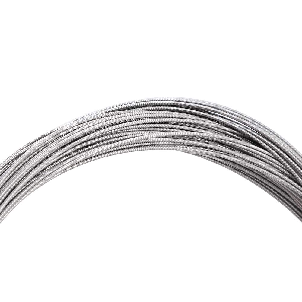 10Pcs Durable Abrasion-Resistant Silver Jiawu Bike Cables - Perfect for City Bikes, Common Bikes & Mountain Bikes | Ideal for Urban Commuting, Off-Road Cycling & Daily Rides