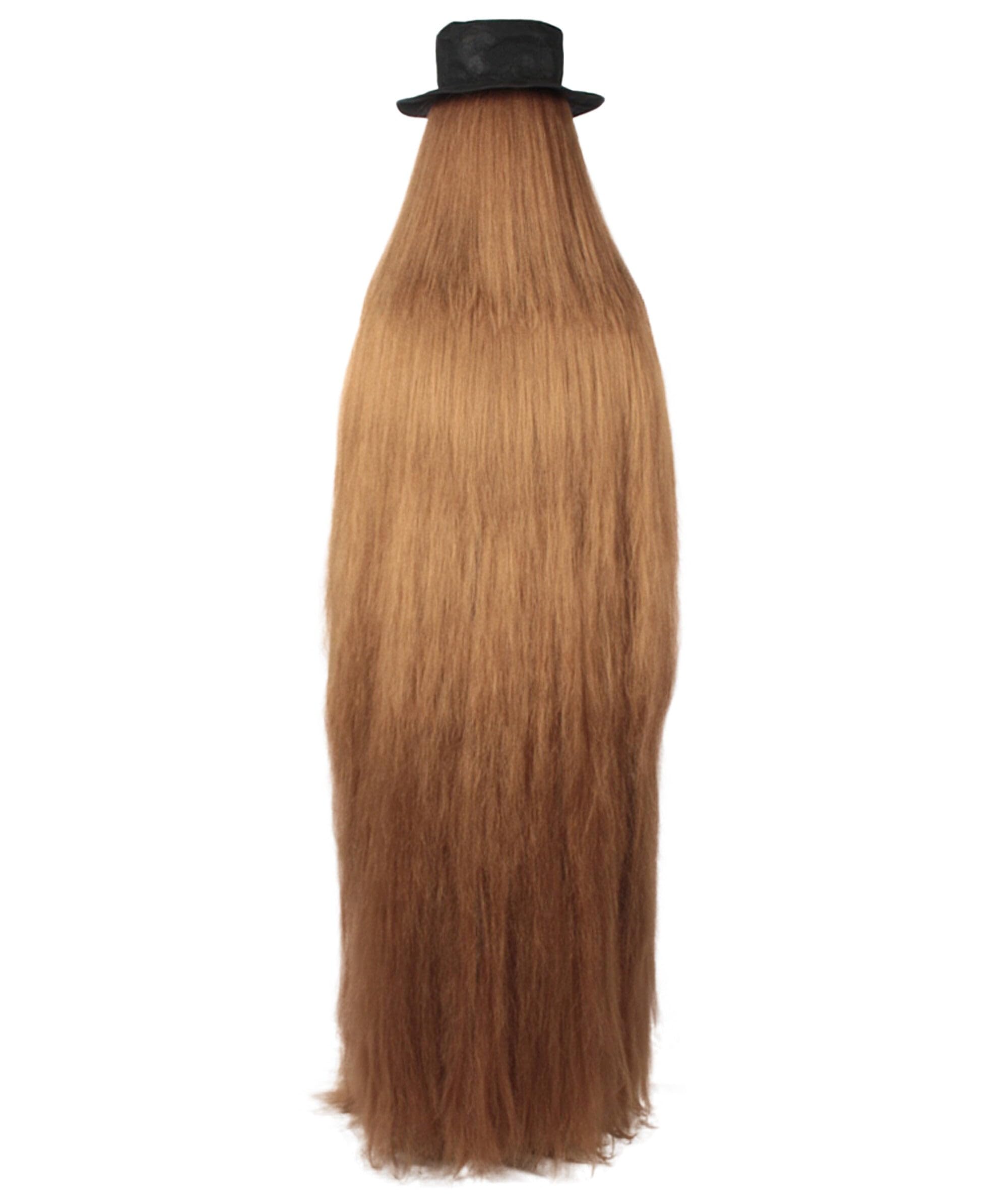 Premium Unisex Cousin Dapper Creature Wig & Costume - Flame-Retardant Synthetic Fiber Brown Wig for Halloween, Cosplay, and Themed Parties - Perfect for Costume Events, Cosplay Conventions, and Halloween Celebrations