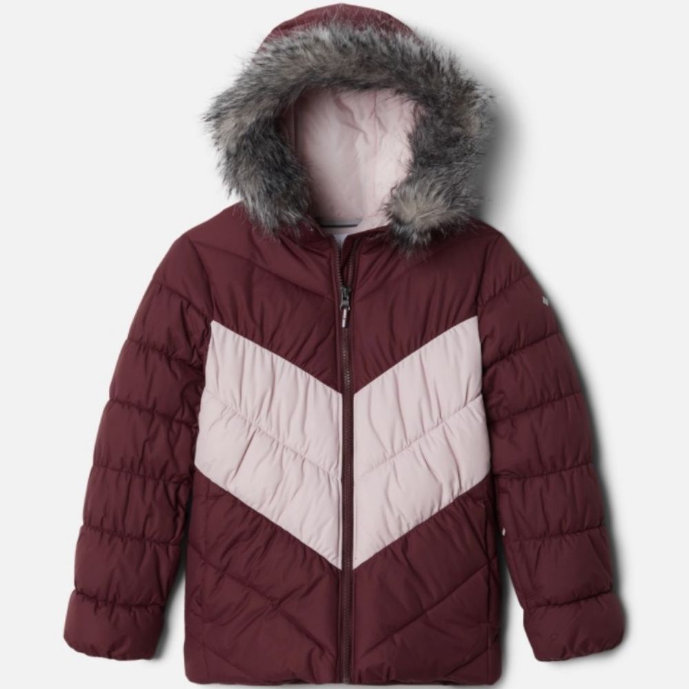 Columbia Arctic Blast Girls Ski Jacket - Waterproof Winter Jacket for Kids, Insulated Snow Coat in Malbec Color | Perfect for Skiing, Snowboarding & Cold Weather Outdoor Activities