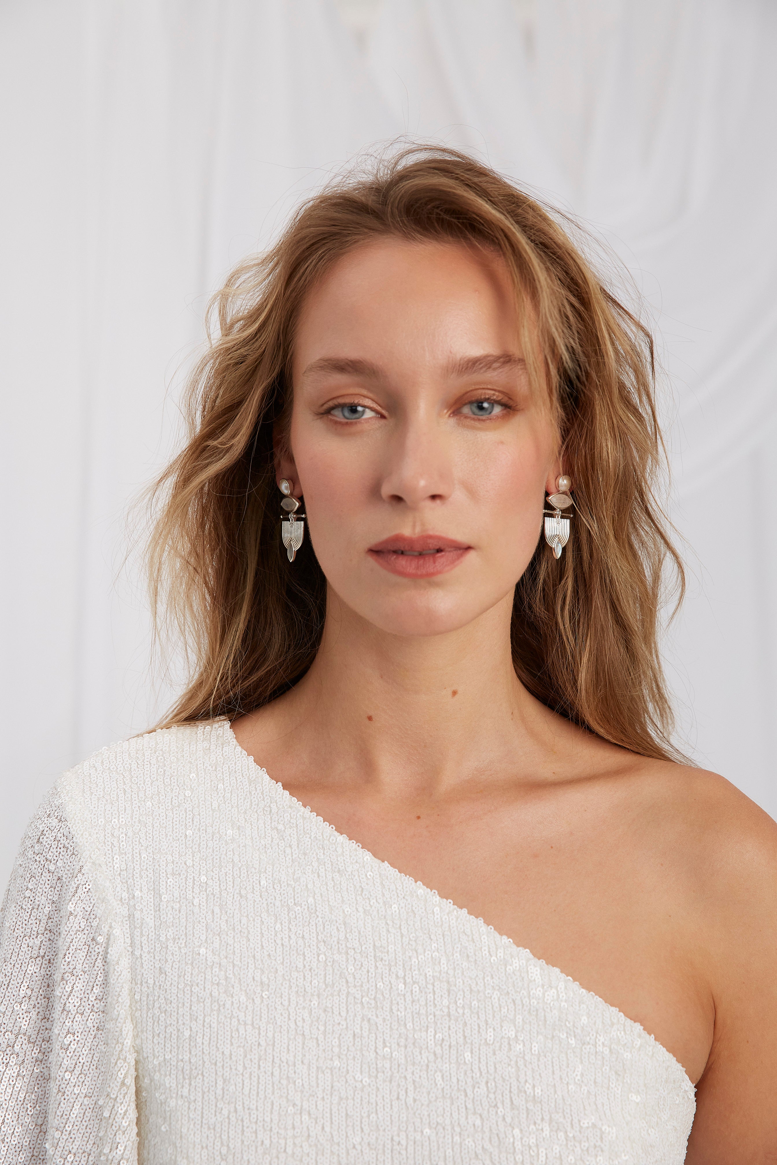 Elsie Silver Earrings for Women - Elegant Sterling Silver Dangle Earrings - Perfect for Parties, Weddings & Everyday Wear