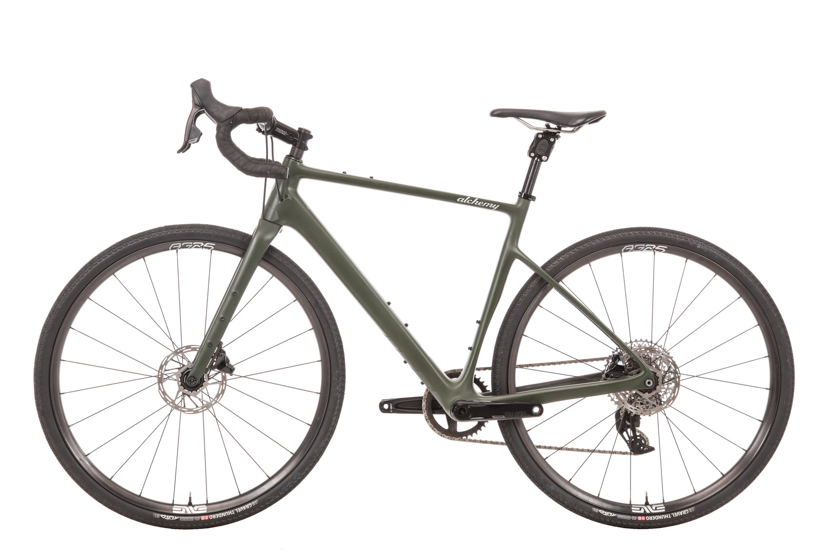Alchemy Lycos Carbon Rival AXS Gravel Bike 2023 - Medium Frame | Lightweight Carbon Fiber Gravel Bike for Adventure Riding & Off-Road Cycling