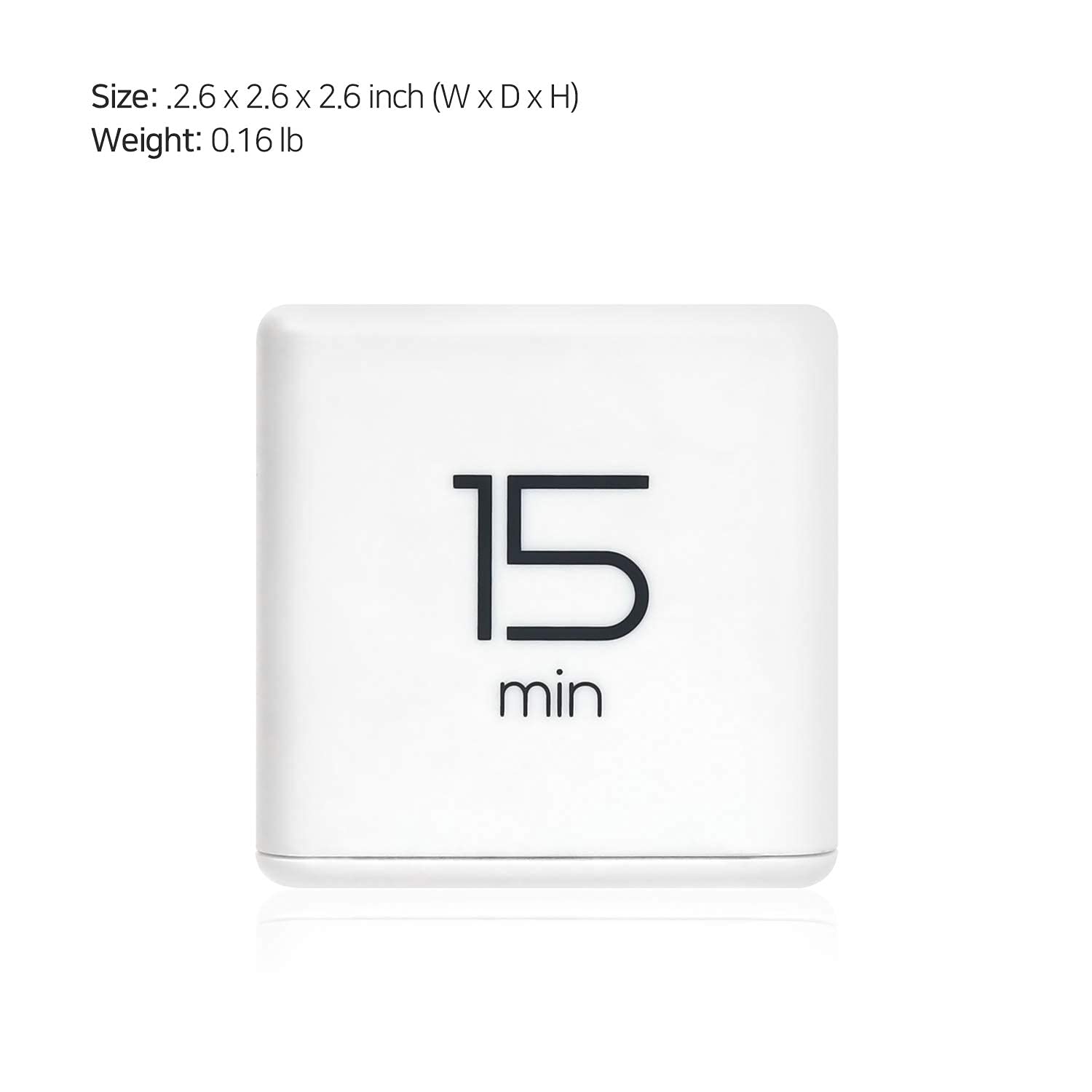 Mooas Cube Timer Bundle - 1,3,5,10 Minute Mint & 5,15,30,60 Minute White - Study Timer, Cooking Timer, Workout Timer - Perfect for Classroom, Kitchen, Gym & Office Productivity