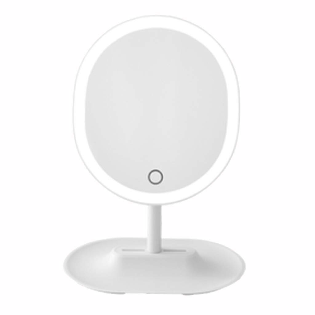 LED Makeup Mirror with Light - Touch Screen Vanity Mirror with Adjustable Brightness for Professional Makeup, Skincare, and Grooming at Home or Salon