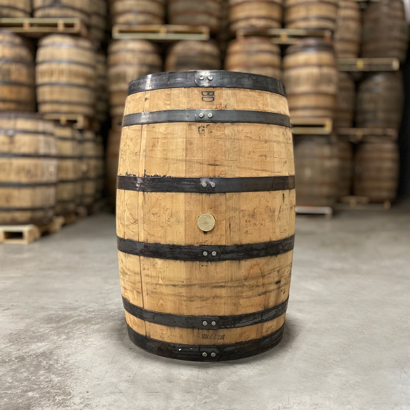 Basil Hayden Subtle Smoke Bourbon Barrel - Fresh Dumped, Once Used Bourbon Whiskey Barrel for Aging & Home Brewing | Perfect for Craft Cocktails, Whiskey Aging & DIY Projects