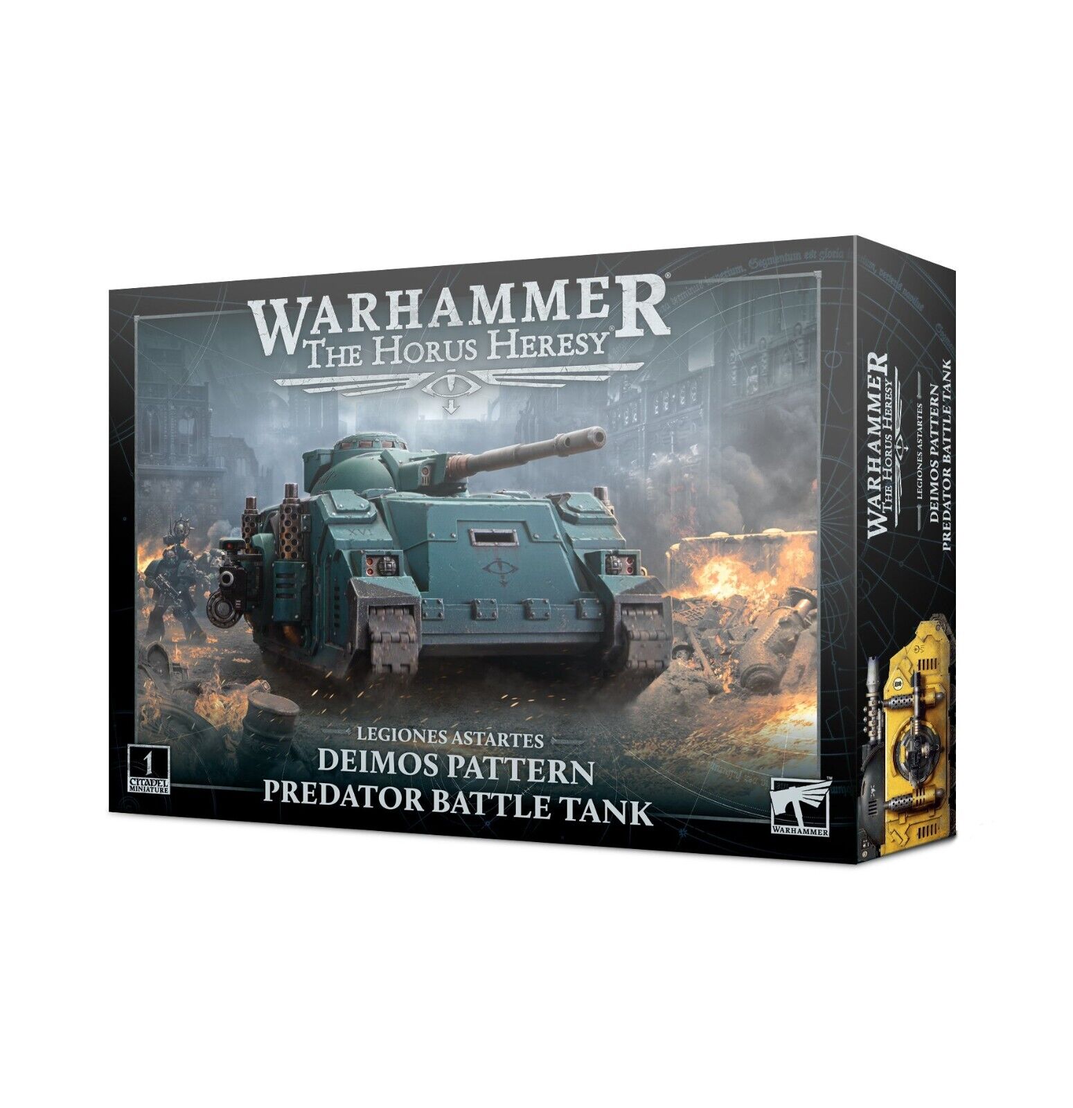 Battle Deimos Pattern Predator Tank - Horus Heresy Warhammer 40K Model Kit for Tabletop Gaming & Collectors | Perfect for Wargaming Battles & Display