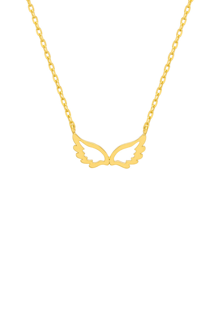 Angel Wings Necklace for Women - Sterling Silver or Gold Plated Pendant with Chain - Perfect Gift for Birthday, Christmas, Anniversary - Ideal for Everyday Wear, Special Occasions & Spiritual Jewelry Collection