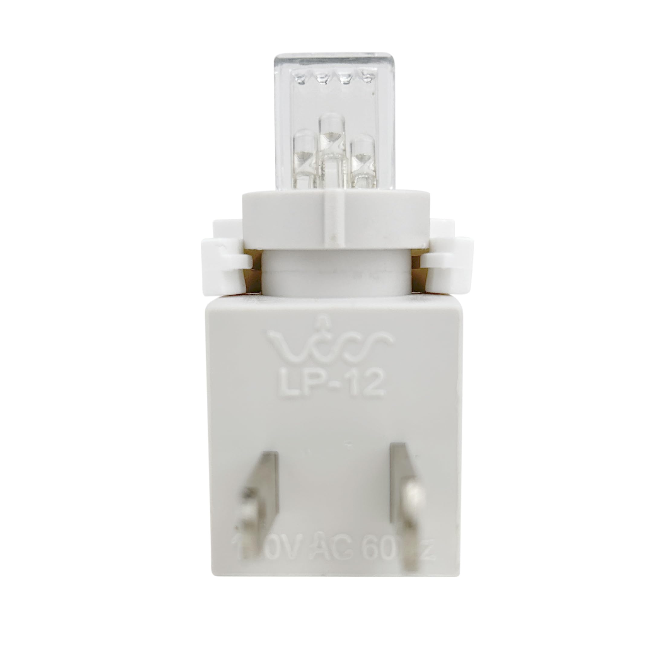 National Artcraft® White Light Sensitive LED Night Light Module with Plastic Shade Clip - UL Certified - 10 Pack - Ideal for Hallway, Bathroom, Bedroom & Nursery - Creates Gentle Nighttime Illumination for Safety and Comfort