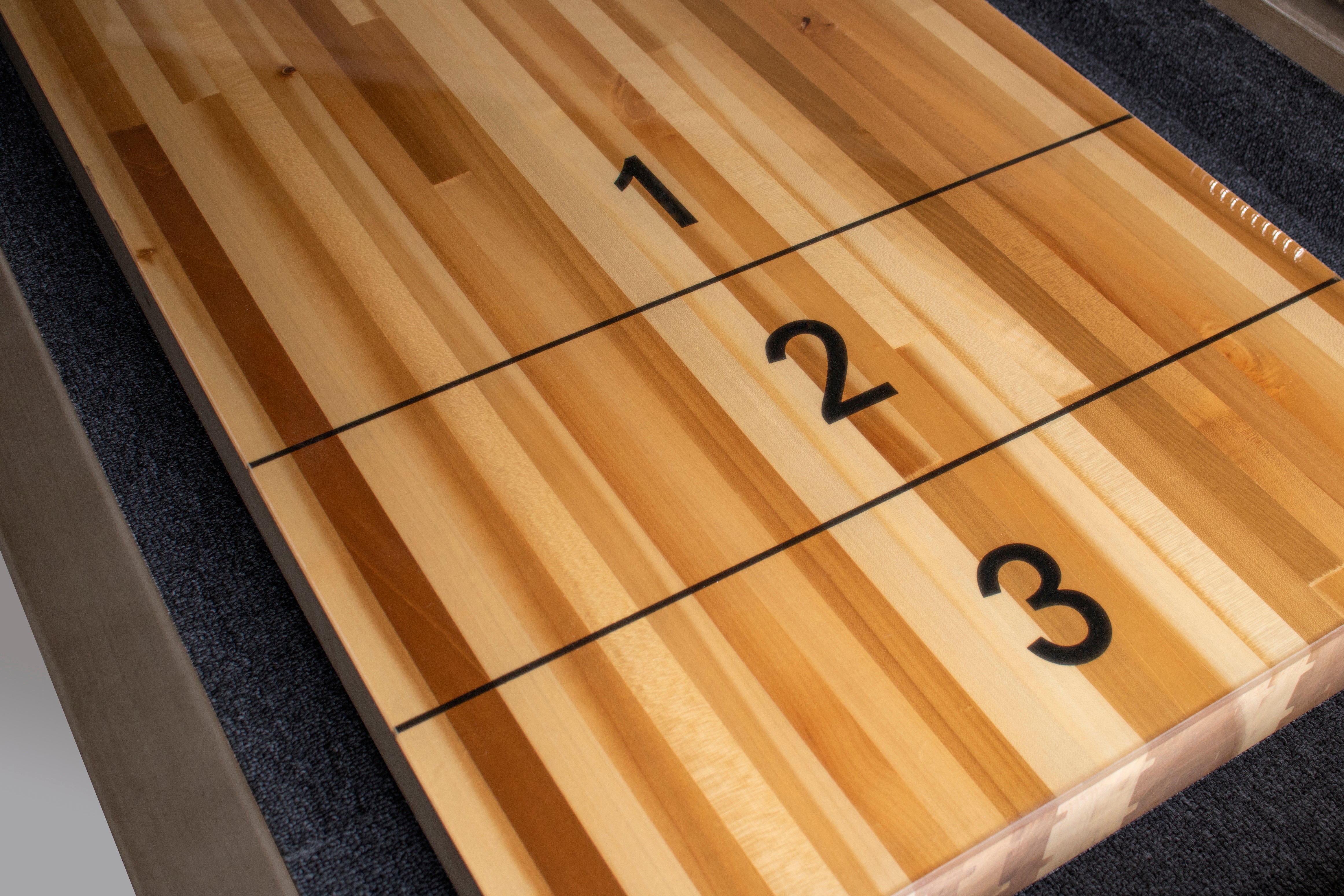 Premium Sterling 14 Ft Shuffleboard Set for Indoor/Outdoor Game Rooms, Bars & Backyard Entertainment - Professional Shuffleboard Table with Smooth Gliding Surface