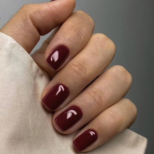 Glossy Burgundy Red
