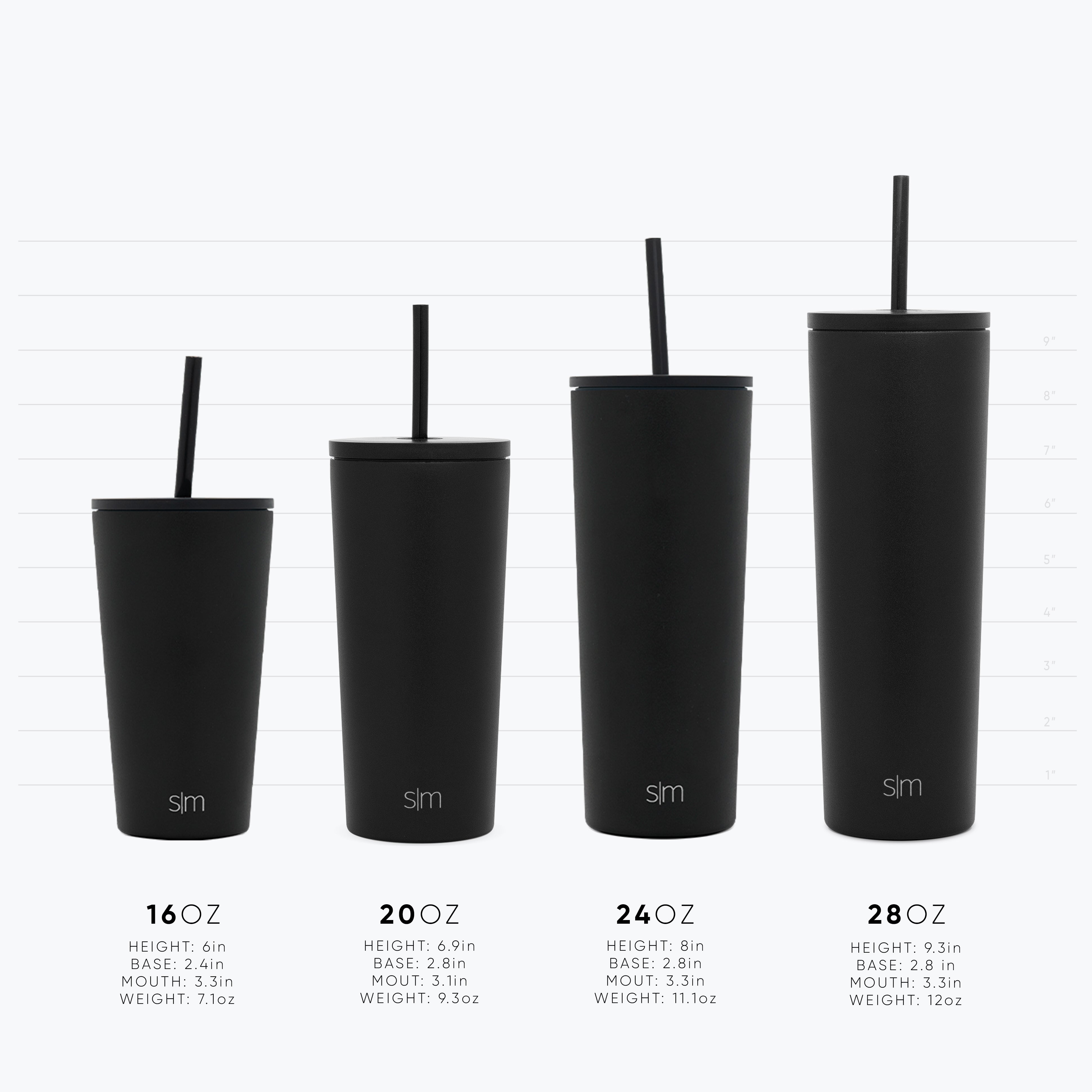 16Oz Classic Stainless Steel Tumbler with Lid & Straw - Insulated Coffee Cup for Hot & Cold Drinks - Perfect for Office, Travel, Gym & Outdoor Activities