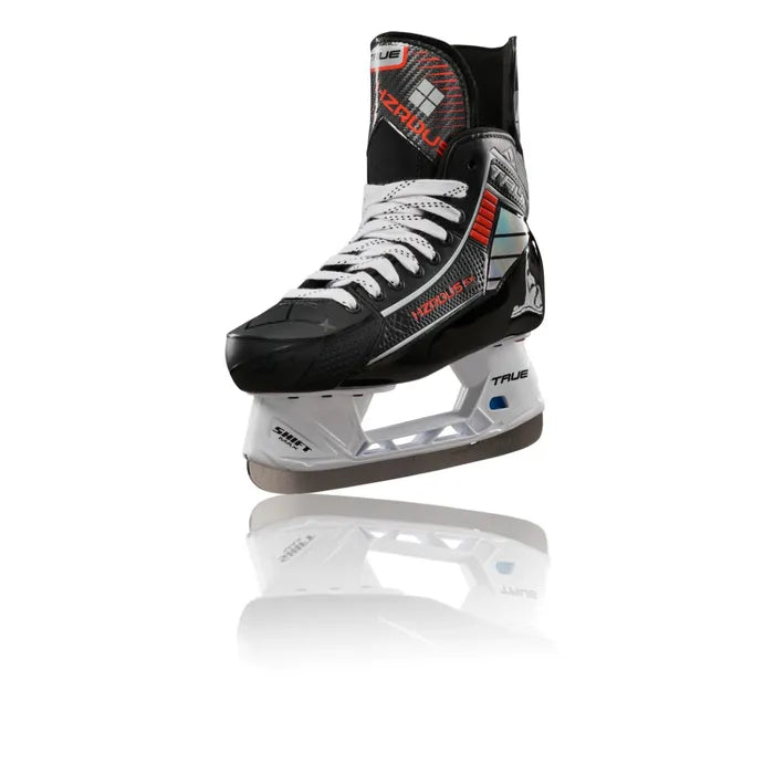 True HZRDUS 5X Intermediate Hockey Skates - Lightweight Carbon Fiber Boot for Speed & Control - Perfect for Youth & Adult Hockey Players on Ice Rinks & Training Sessions