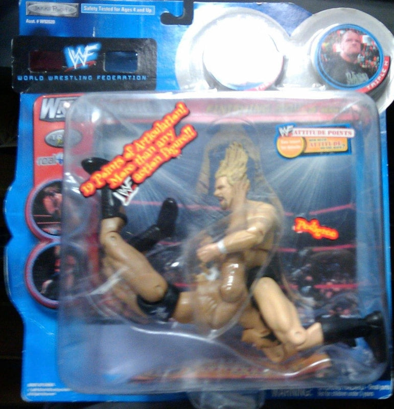 2000 WWF Jakks Pacific Finishing Moves Series 1 Action Figures - Triple H & The Rock Wrestling Collectibles for Display & Play