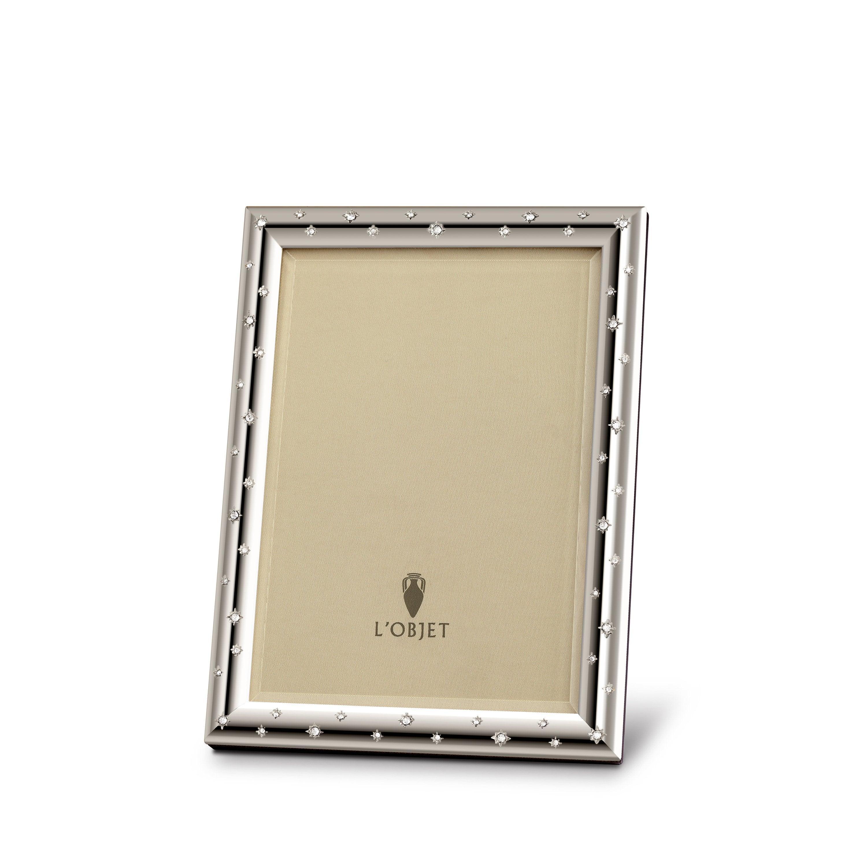 Stars Frame Platinum - Elegant Photo Frame for Home Decor, Office Display & Gift Giving