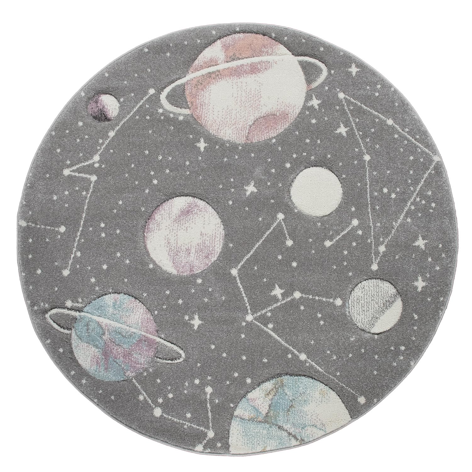 **Paco Home Kids Play Rug - Galaxy & Stars Design, 2'8