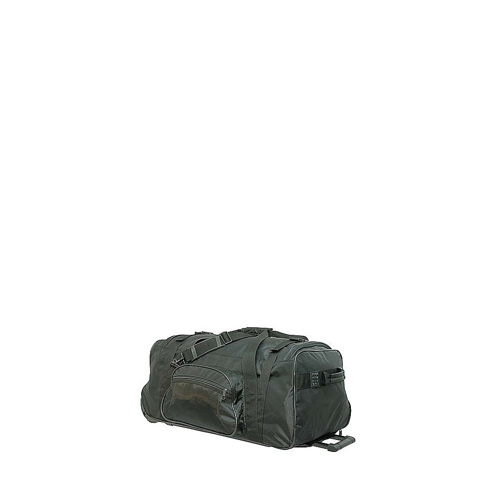 2-Wheeled Fat Boy Sports Travel Duffel Bag - Large Rolling Duffle Luggage for Gym, Camping & Weekend Trips - Heavy Duty Spinner Wheels & Expandable Storage
