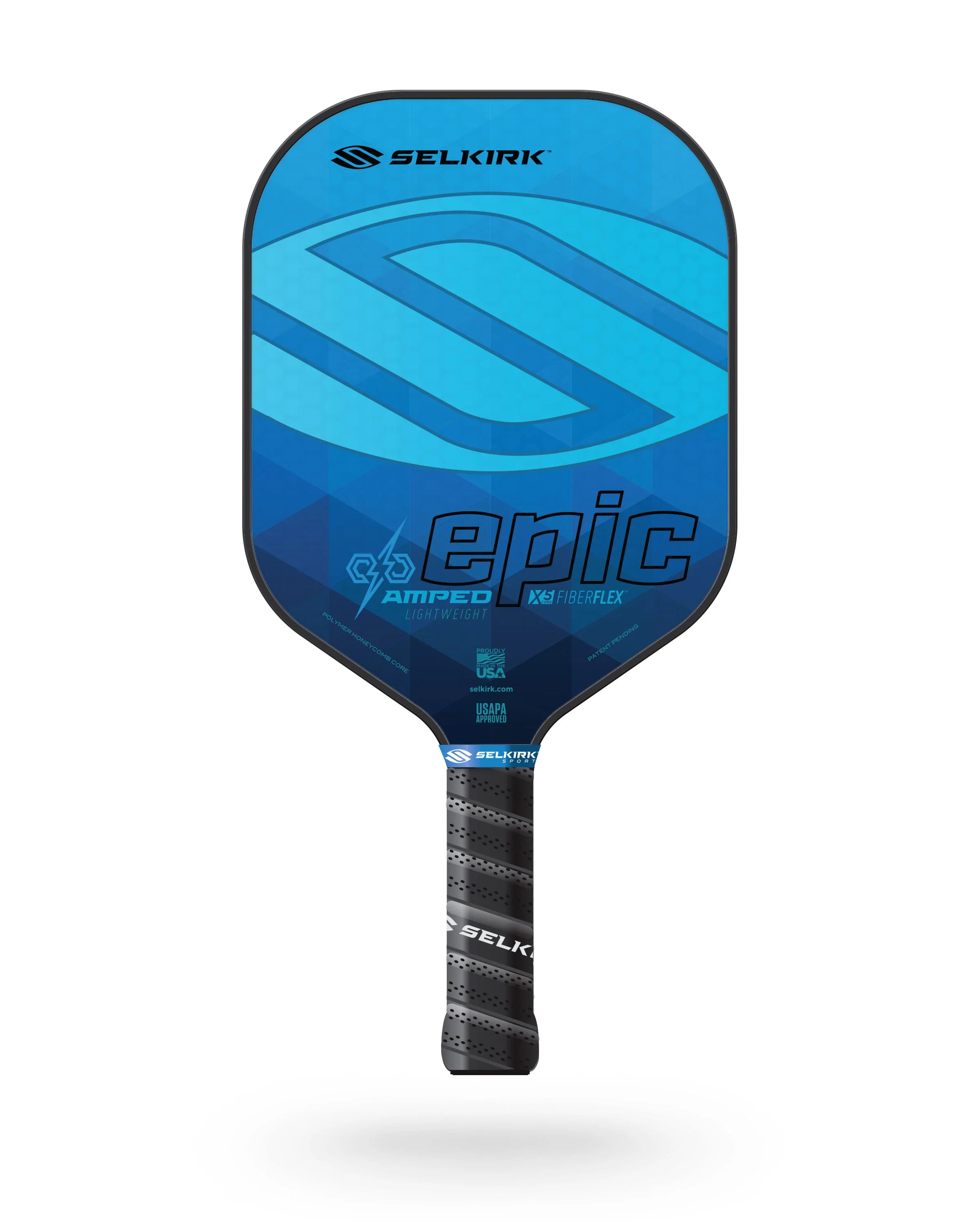 Selkirk Amped Epic Pickleball Paddle - Premium Carbon Fiber Paddle for Competitive Play | Perfect for Outdoor & Indoor Court Games, Tournaments & Recreational Play