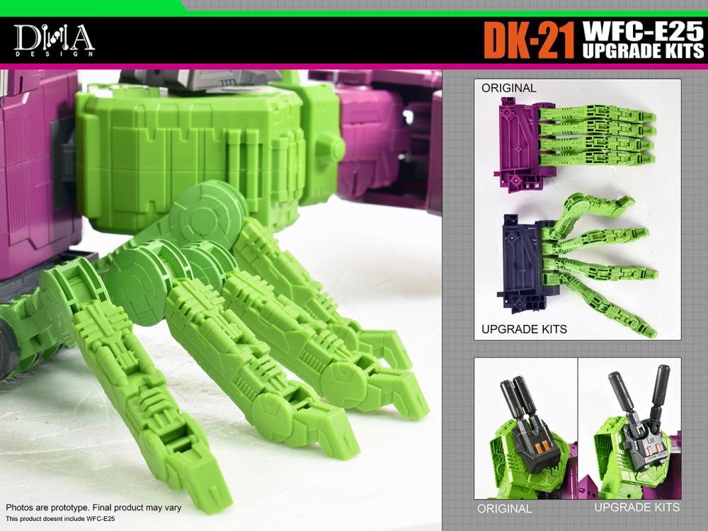 DNA Design DK 21 Upgrade Kit for WFC E25 Scorponok - Transformers War for Cybertron Figure Enhancement Parts - Perfect for Collectors & Customization Projects
