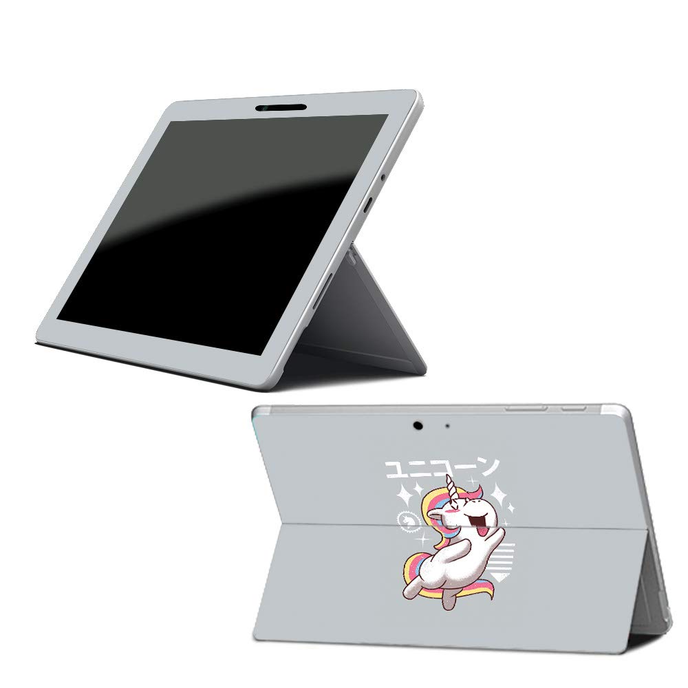 MightySkins Vinyl Decal Wrap Cover for Microsoft Surface Go - Unicorn Kawaii Design | Protective & Durable Skin | Easy to Apply & Remove | Made in USA | Perfect for School, Work & Travel