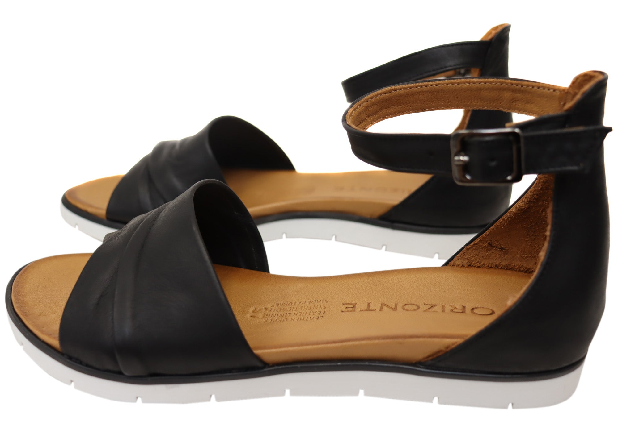 Orizonte Kasper Women's Comfortable European Leather Sandals - Stylish Summer Walking Shoes for Beach, Vacation & Casual Outings