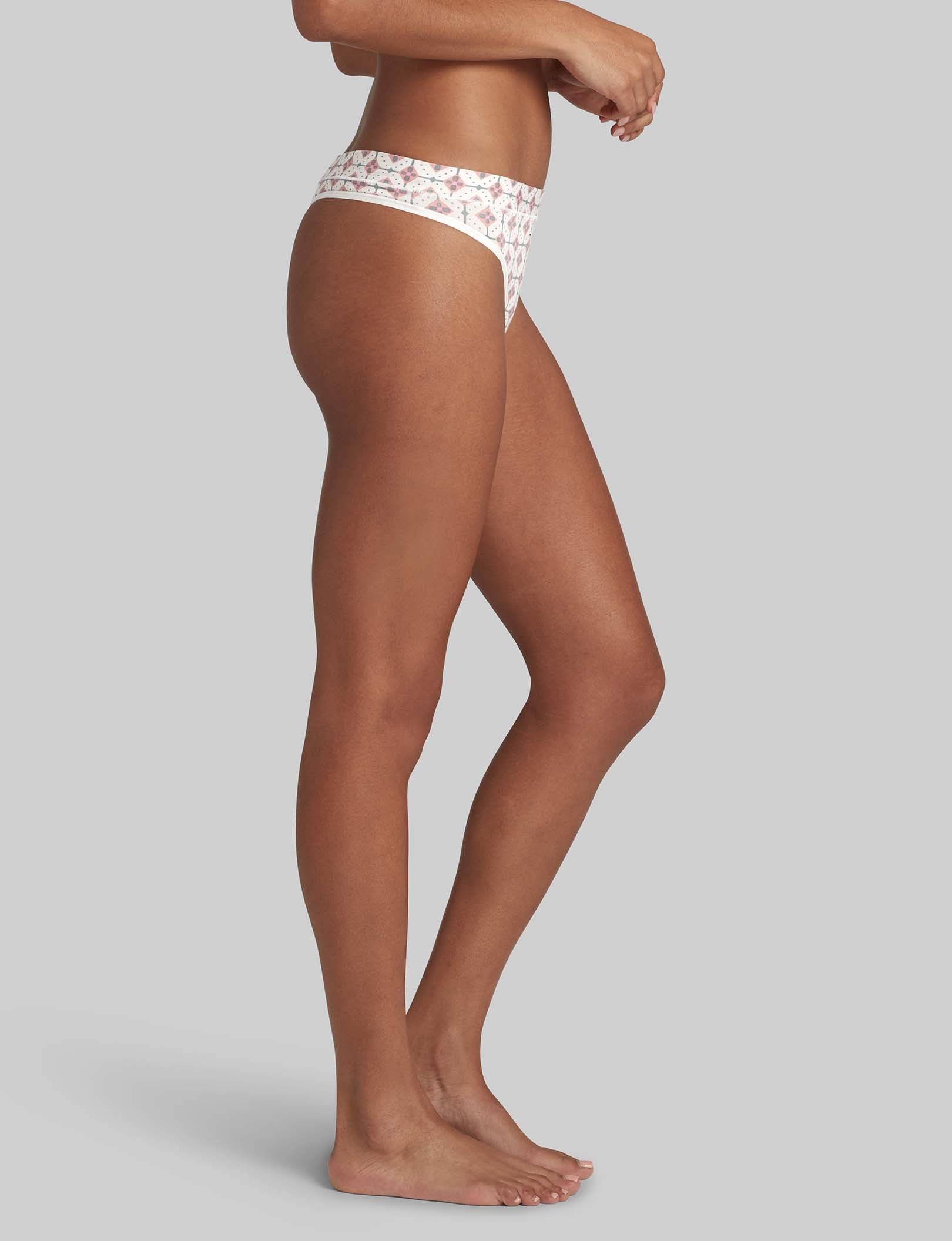 Seamless Women's Thong Underwear - Ultra Soft Second Skin Feel for All-Day Comfort - Perfect for Yoga, Workout & Everyday Wear