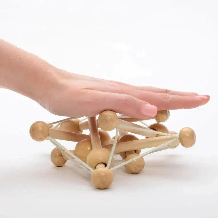 **Manhattan Toy Skwish - Classic Wooden Baby Toy for Sensory Play & Early Learning - Perfect for Teething, Grasping & Developmental Playtime**