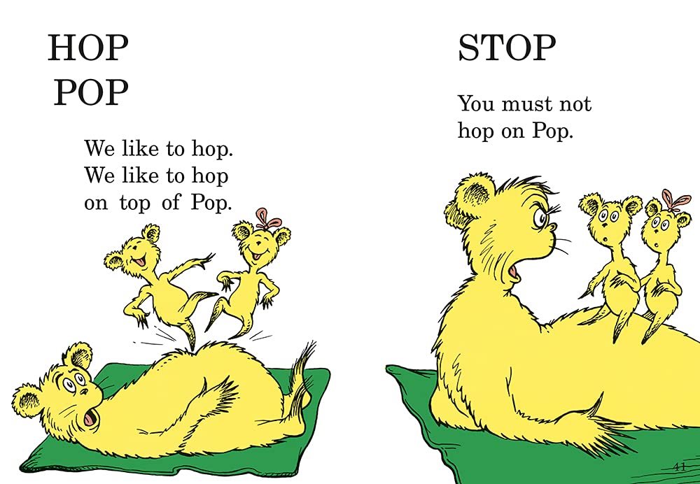 Hop on Pop Book - Beginner Books for Kids Learning to Read