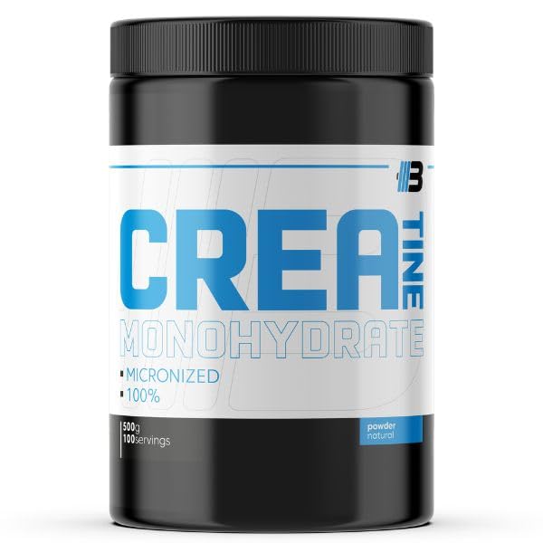 BODY NUTRITION - Micronized Creatine Monohydrate Powder 500g for Muscle Growth & Workout Recovery | Gym Supplement for Athletes & Bodybuilders