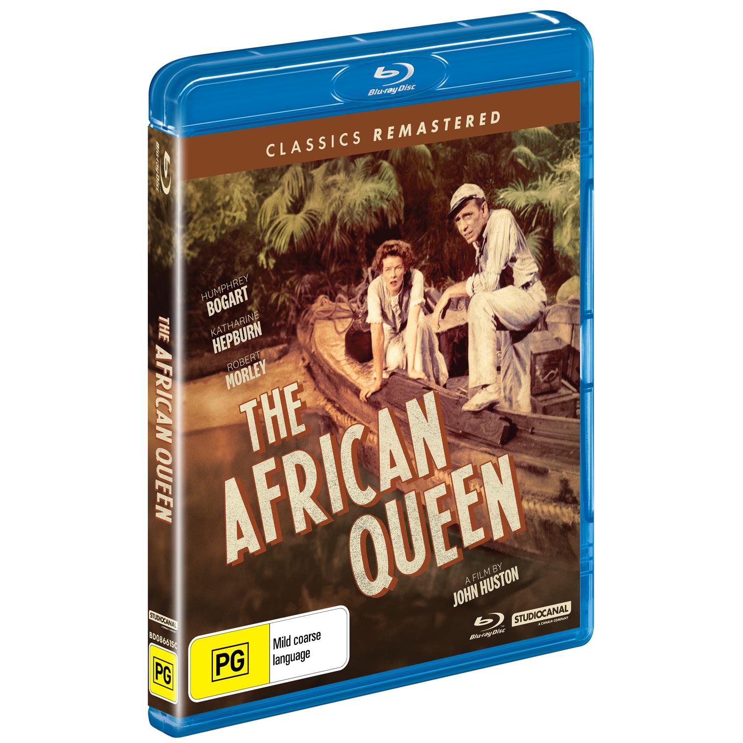 African Queen - Classic Adventure Movie DVD | Perfect for Movie Nights & Historical Film Enthusiasts