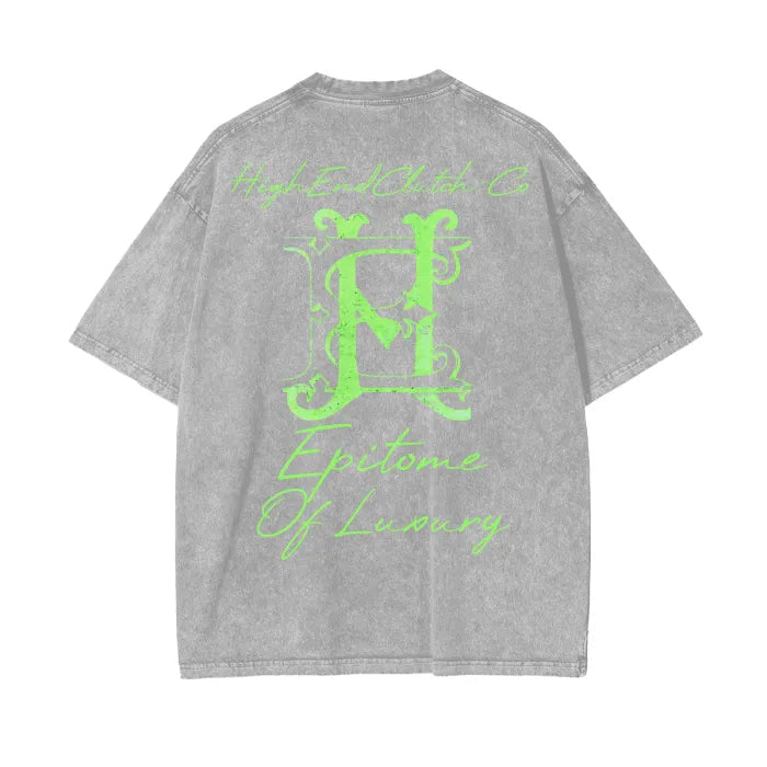 Premium Acid Wash Oversized T-Shirt for Men - 250 GSM High-End Label Brand Cotton Shirt - Casual Wear, Street Style & Everyday Comfort