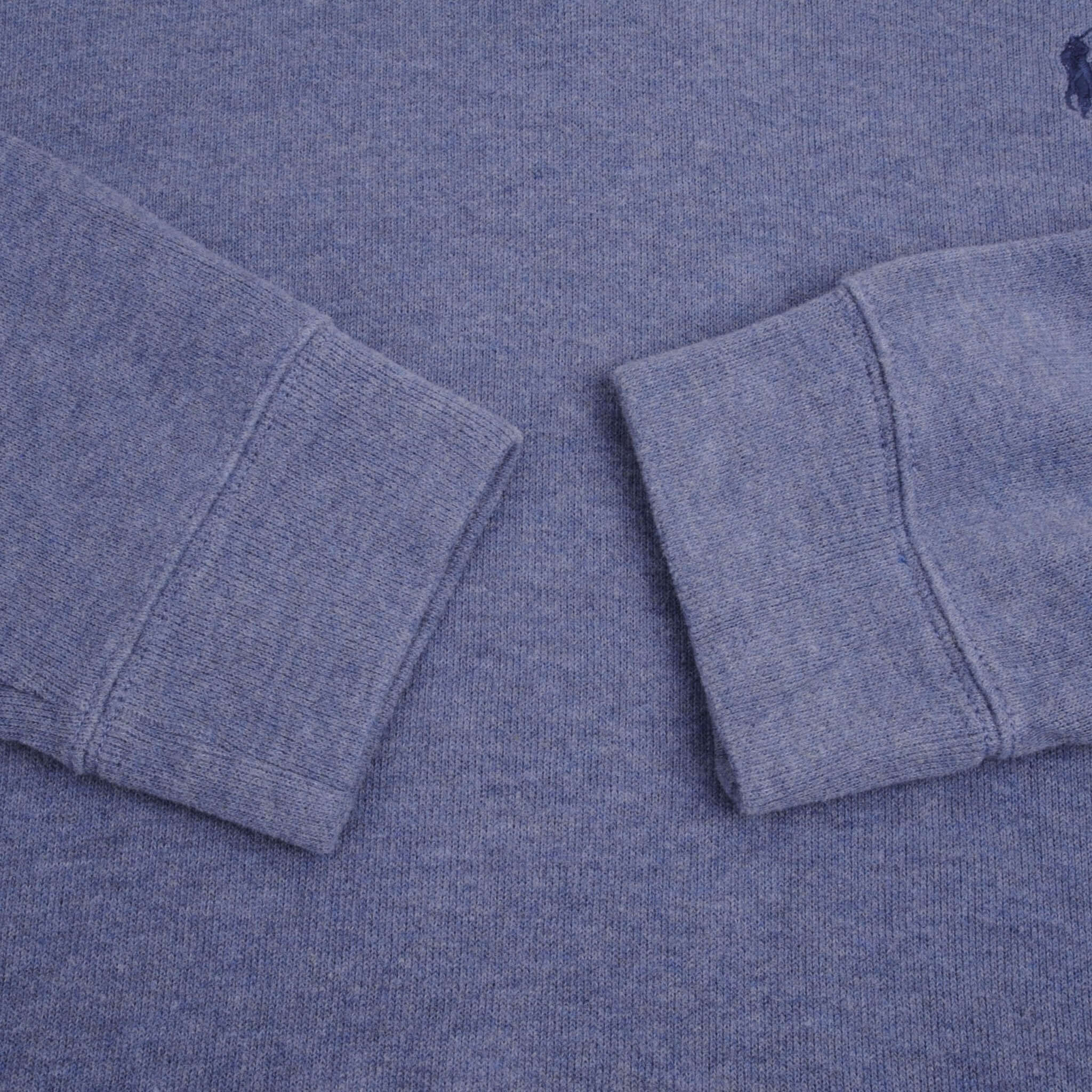 Ralph Lauren Blue Quarter Zip Sweater for Men - Size Large | Casual Pullover for Work, Travel & Outdoor Activities