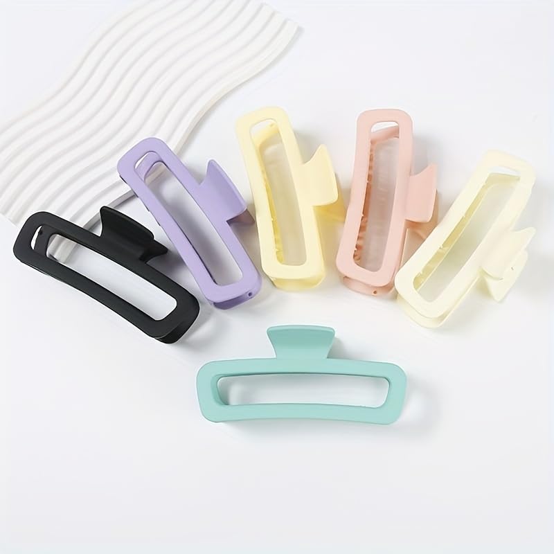 CHRONEX 3-Piece Hollow Shark Hair Claw Clip Set - Metal Ponytail Holder & Hair Accessories for Women - Strong Grip Hair Clips for Thick Hair - Perfect for Work, Gym, and Everyday Styling