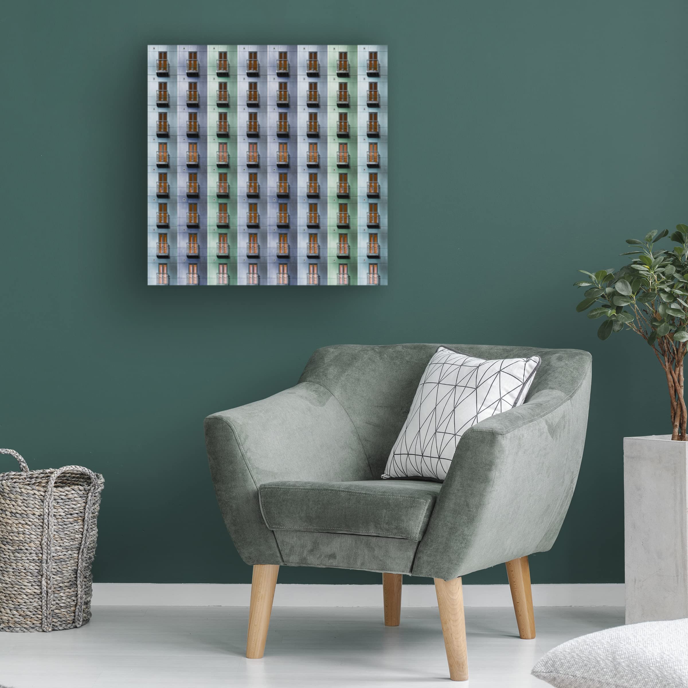 Trademark Fine Art 'Balconies' Canvas Wall Art by Inge Schuster - Elegant Home Decor for Living Room, Bedroom & Office