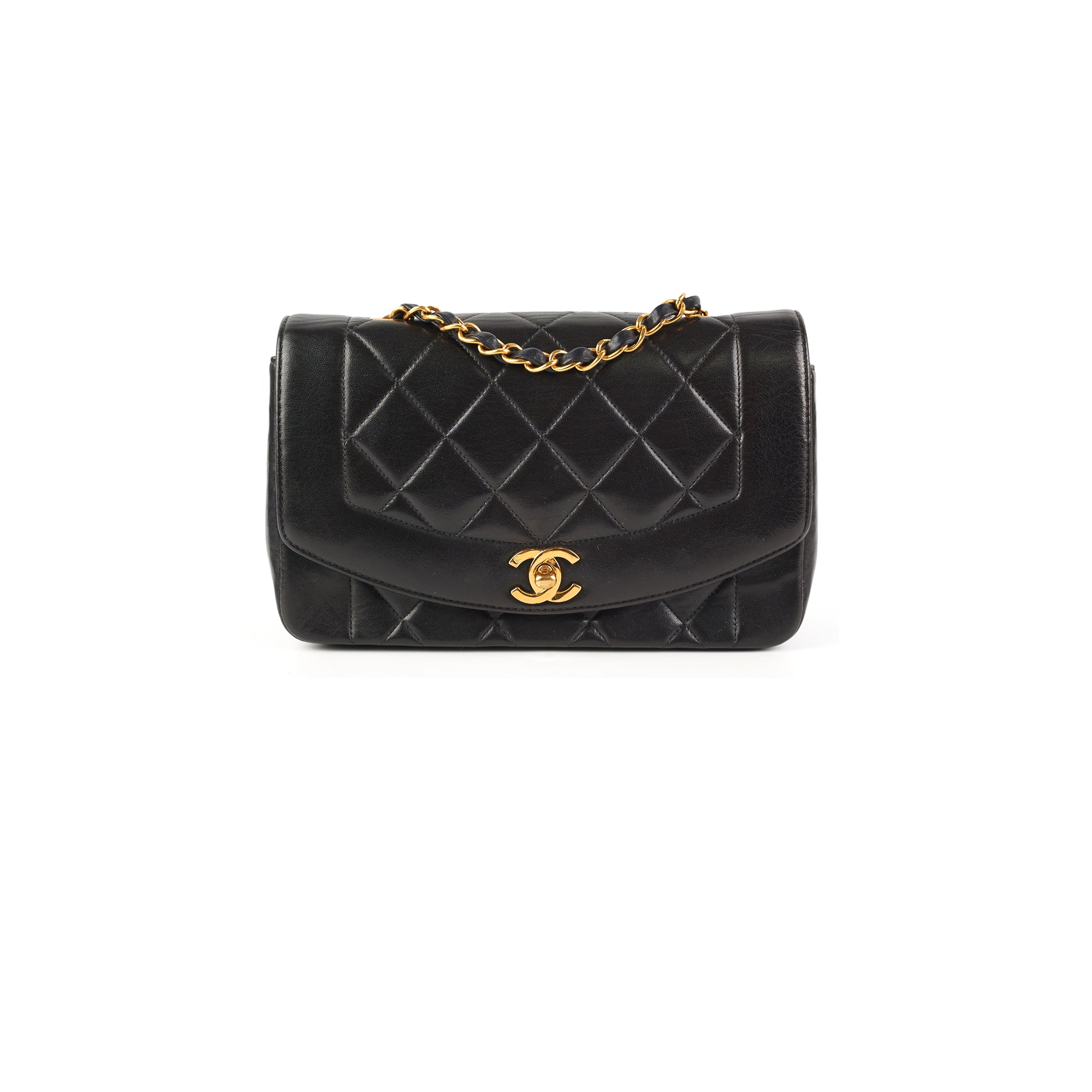 Chanel Small Diana Flap Bag GHW Black - Luxury Quilted Leather Crossbody Bag for Women | Perfect for Evening Parties, Date Nights & Special Occasions