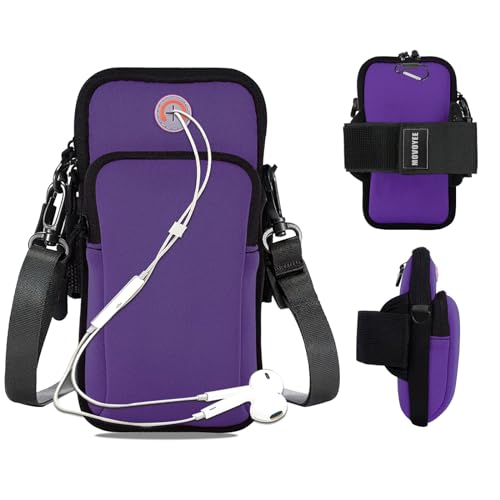 9-Purple with Crossbody Strap&Hook