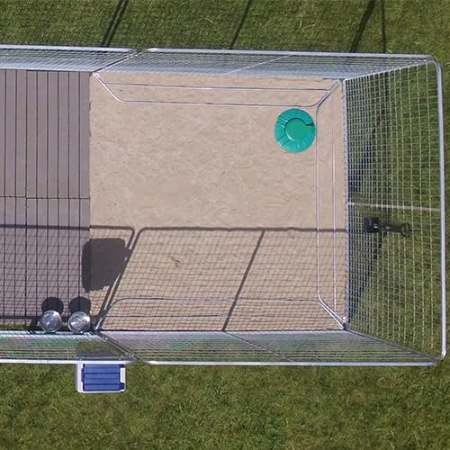 8' x 12' Heavy Duty Galvanized Steel Dog Kennel - Ultimate Pro Outdoor Pet Enclosure for Large Dogs - Perfect for Backyard, Kennel Runs & Dog Training