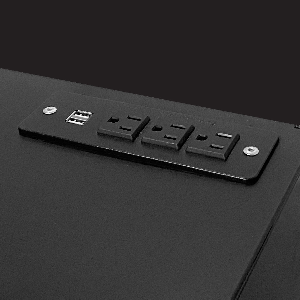 Wall Mount Power Strip with Surge Protector - 6 Outlets & 3 USB Ports for Home, Office, and Entertainment Setup