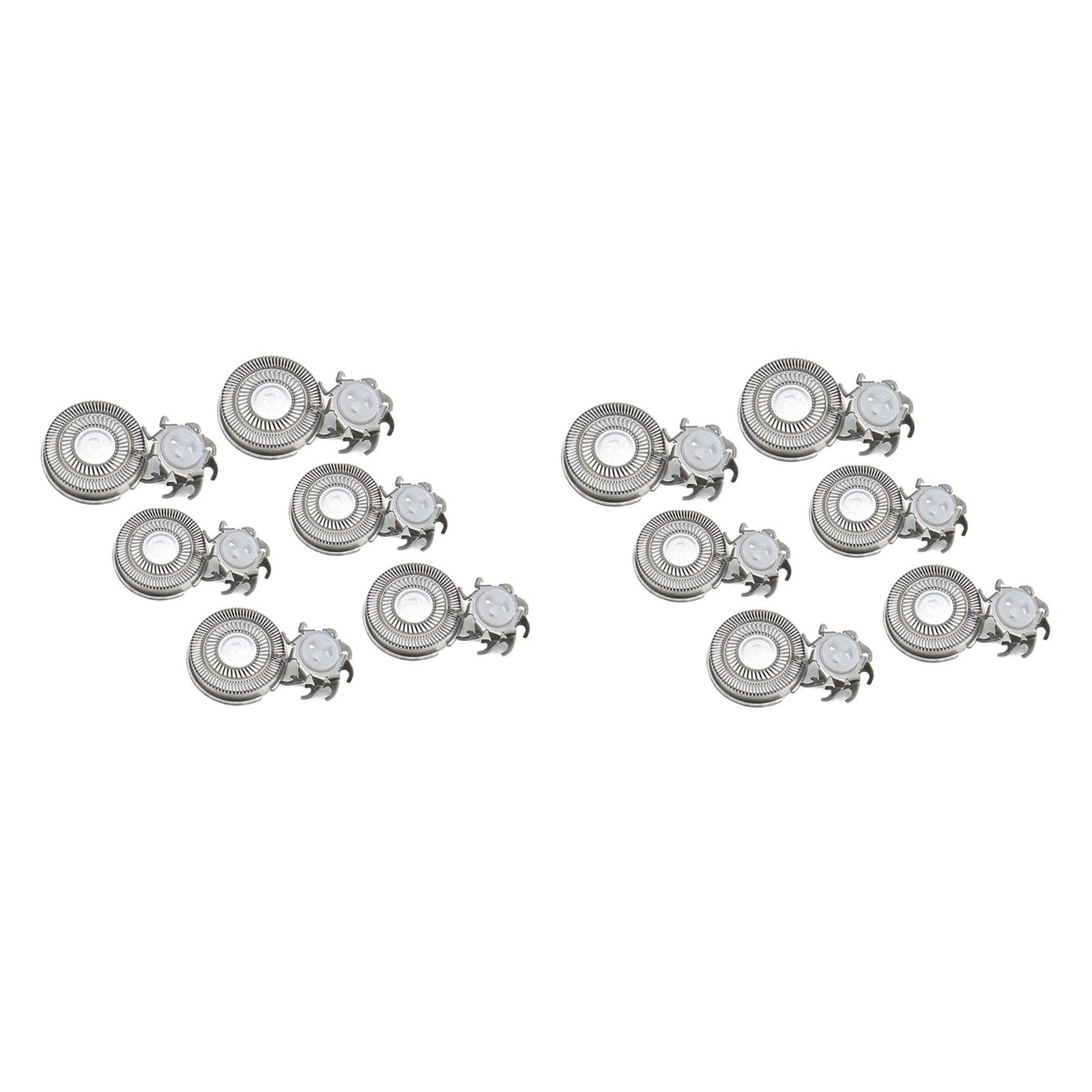 12X Replacement Electric Shaver Blades for Men - Precision Nasal & Temple Trimmer Heads - Compatible with Most Electric Shavers - Perfect for Travel, Grooming & Personal Care