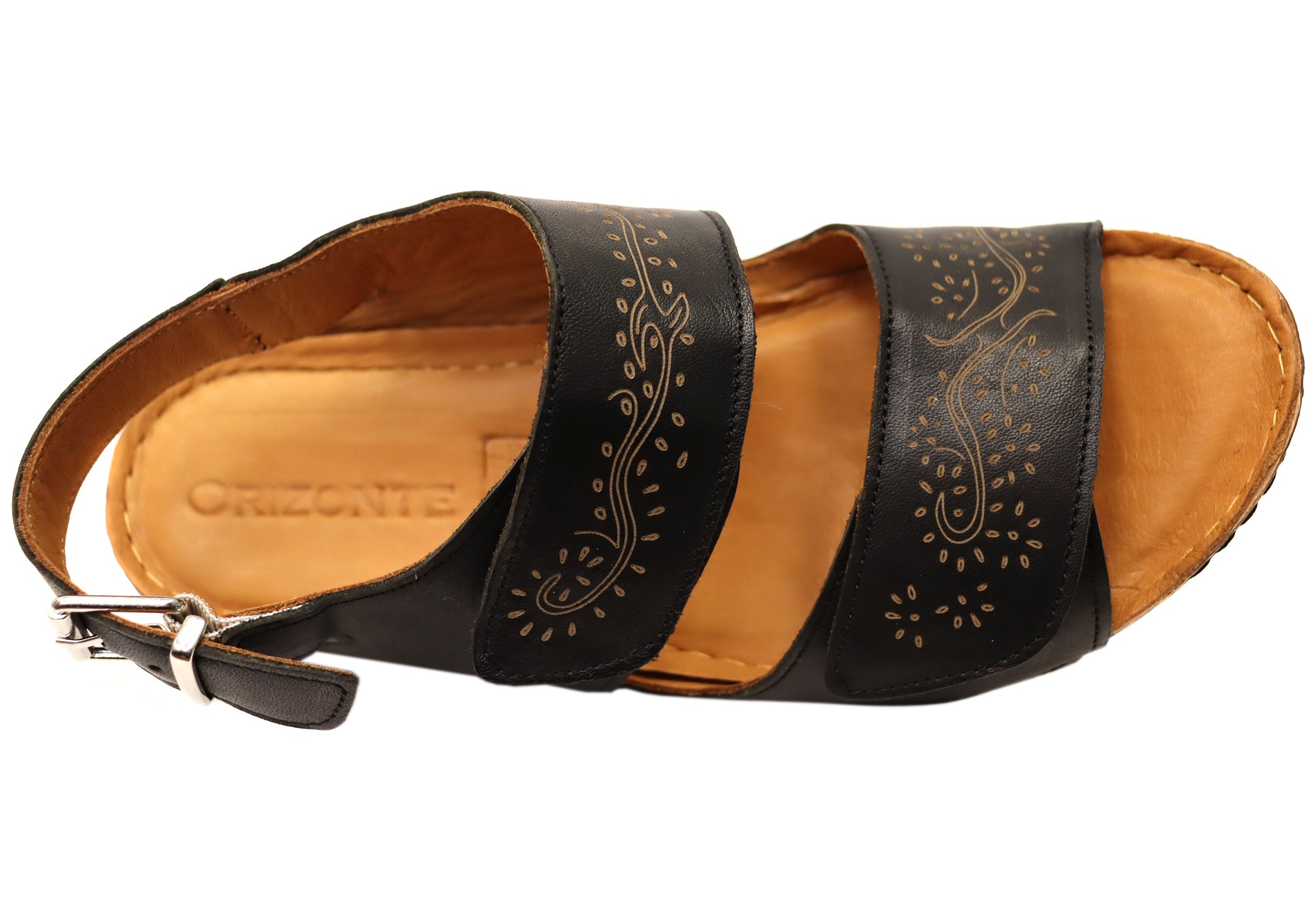 Orizonte Myorka Women's Comfortable Leather Sandals - European Style Summer Walking Shoes for Beach, Vacation & Casual Outings