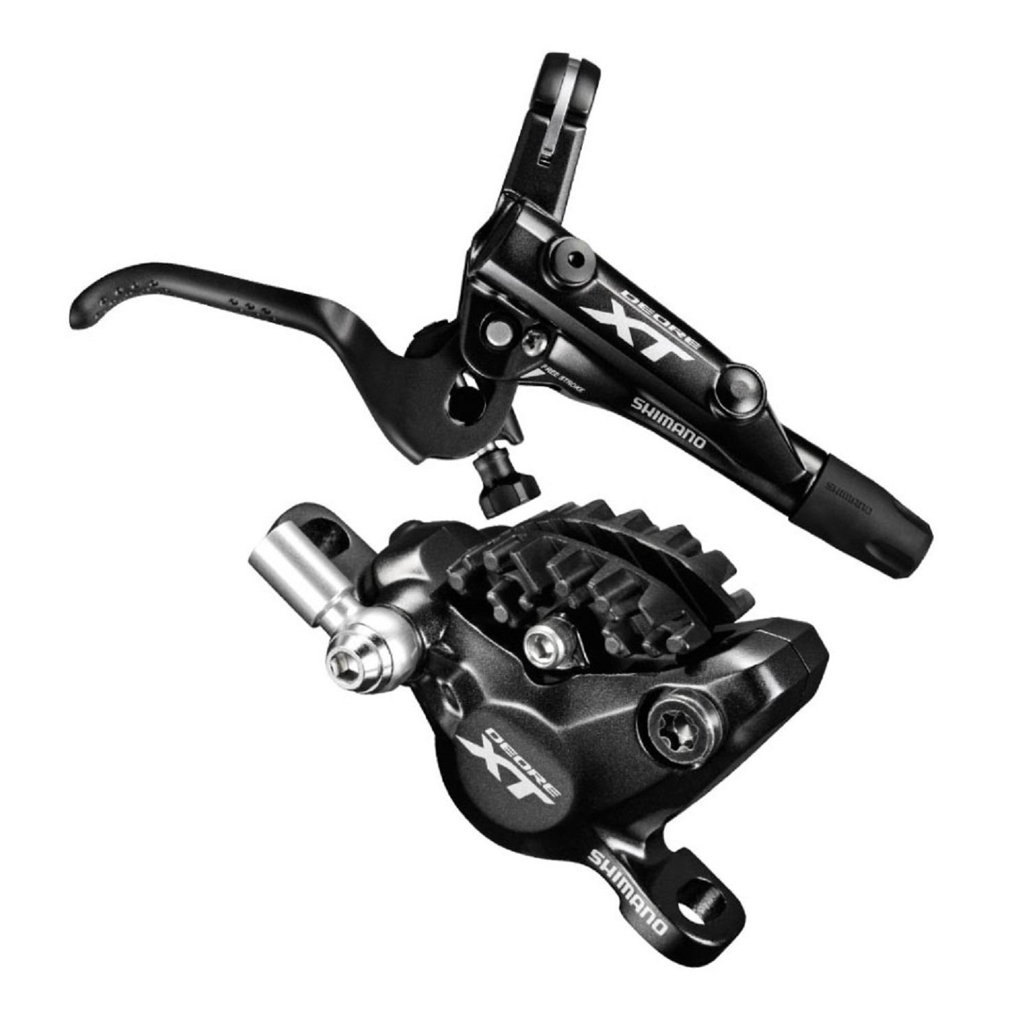 Shimano Deore XT BR-M8000 Hydraulic Disc Brake Caliper - Black (No Brake Hose or Oil Included) | Perfect for Mountain Biking, Trail Riding & Bicycle Upgrades