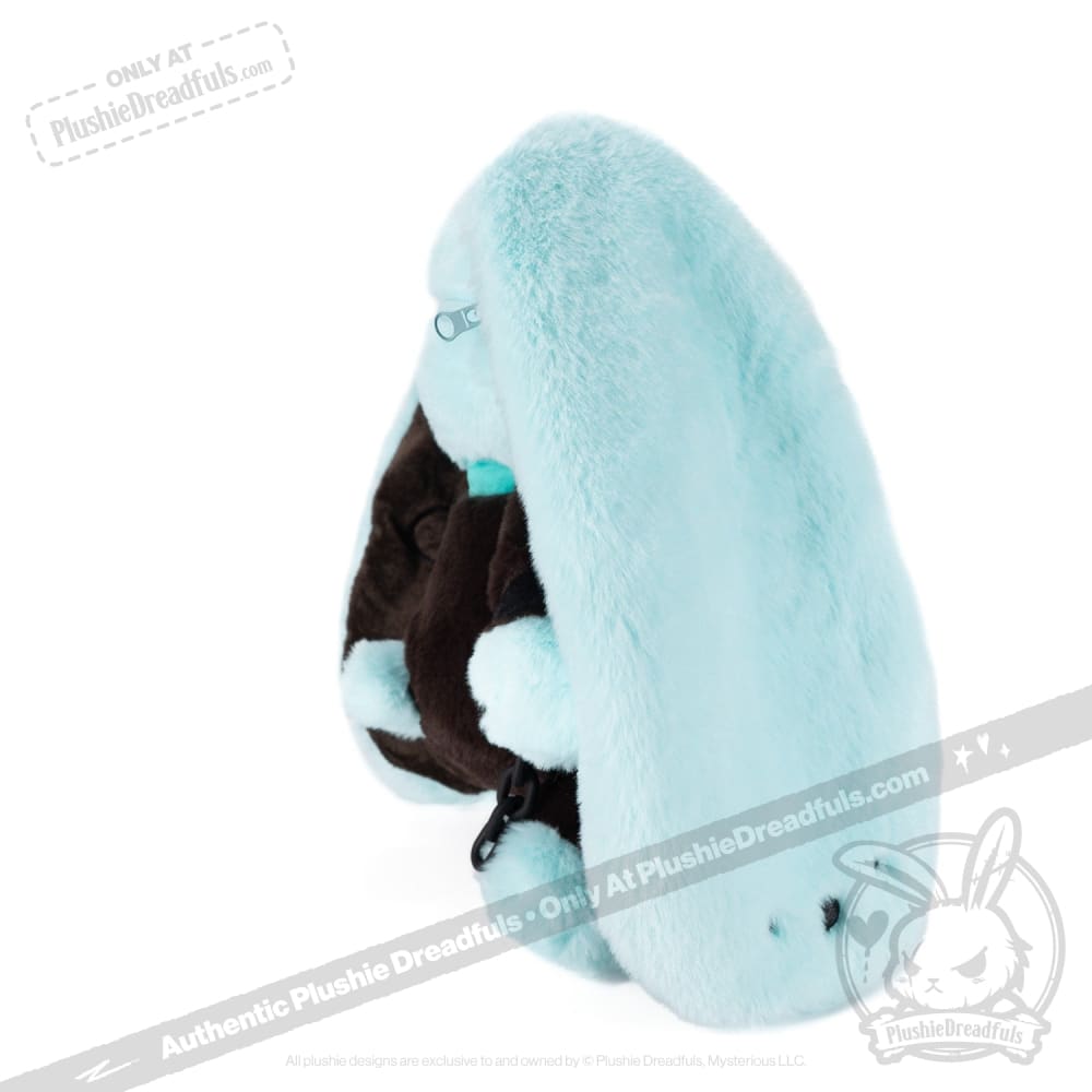 Plushie Dreadfuls OCD v2 Rabbit Stuffed Animal - Soft Anxiety Relief Plush Toy for Mental Health Support & Comfort