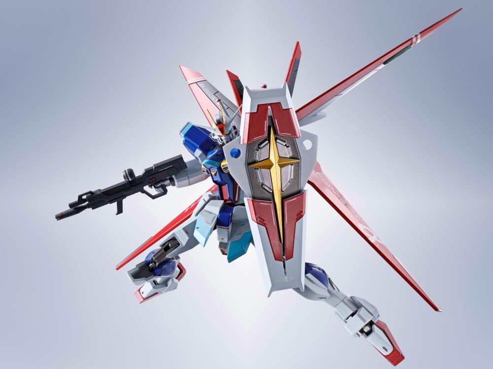 Bandai Metal Robot Spirits Gundam Seed Destiny Force Impulse Gundam Action Figure - Premium Collectible Model Kit for Anime Fans & Gundam Enthusiasts - Perfect for Display, Photography, and Role-Playing Battles