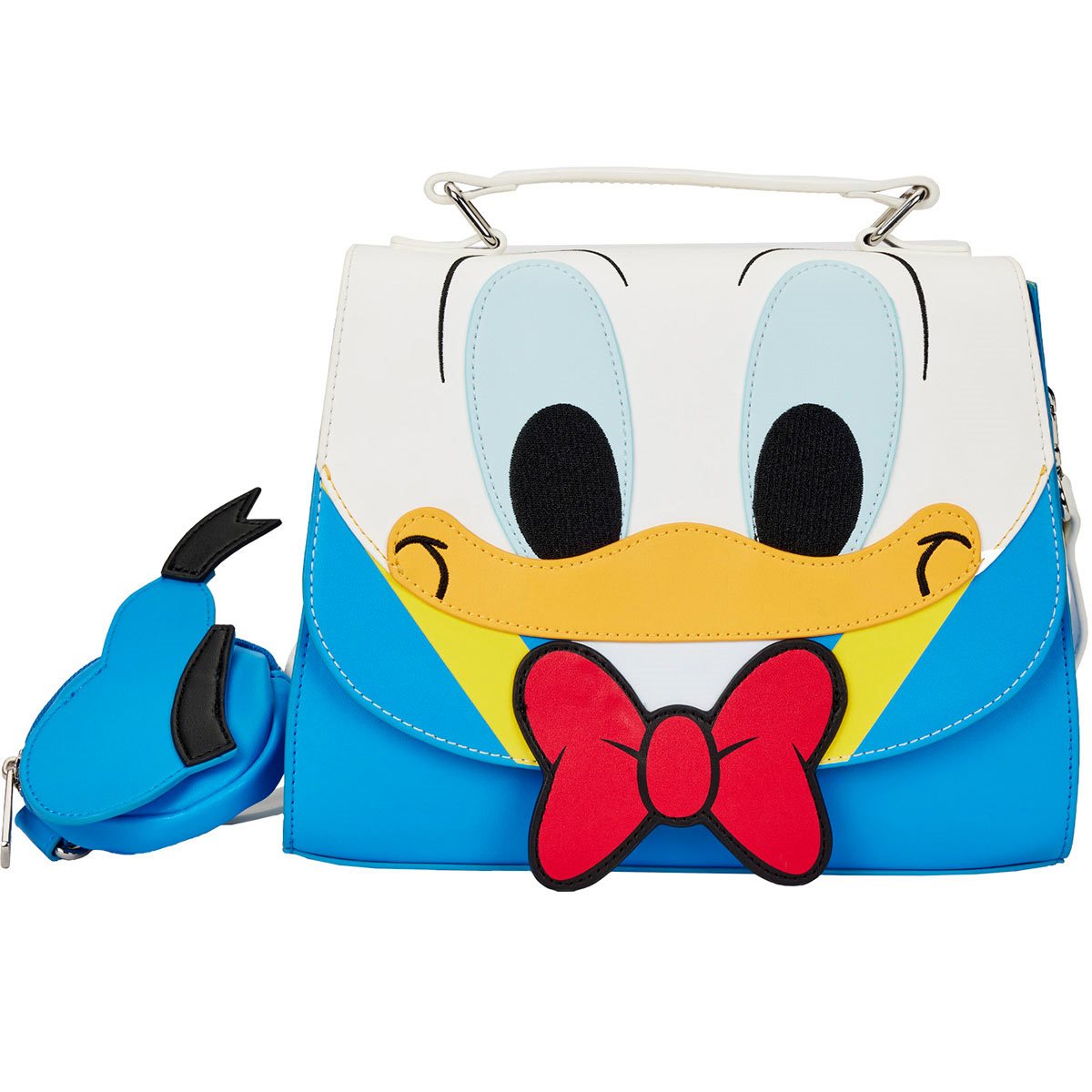 Donald Duck Cosplay Crossbody Purse for Women - Disney Character Themed Shoulder Bag for Cosplay, Halloween, and Theme Park Outfits